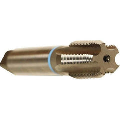 Emuge - Bright Finish, Cobalt, Interrupted Thread Pipe Tap - 6.299 Inch Overall Length, 1-3/4 Inch Thread Length, 0.84 Inch Square Size, Series KEG - Apex Tool & Supply