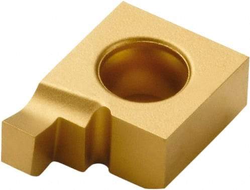 Seco - 92159NR FG Grade CP30, 2.15mm Cutting Width Carbide Grooving Insert - 2.15mm Max Depth of Cut, Right Hand - Apex Tool & Supply