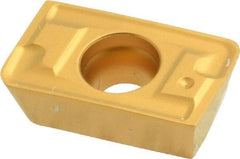 Seco - APFT160416 M13 Grade T25M Carbide Milling Insert - TiCN/TiC/TiCN/TiN Finish, 0.187" Thick, 1/16" Corner Radius - Apex Tool & Supply