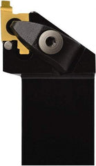 Seco - CE, External, Left Hand, 1/4" Max Depth of Cut, 0.174 to 1/4" Groove Width, Indexable Grooving Tool Holder - 20EAL, 20NR Insert Compatibility, 1-1/4" Shank Height, 1-1/4" Shank Width, 6" OAL - Apex Tool & Supply