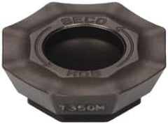 Seco - OFEX05T305 M08 Grade T350M Carbide Milling Insert - TiCN/Al2O3 Finish, 0.148" Thick, 1/2" Inscribed Circle - Apex Tool & Supply
