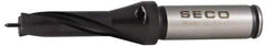 Seco - 12.5 to 12.99mm Diam, 3xD, 1.57" Max Depth, 5/8" Shank Diam, 1-29/32" Flute, 4.583" OAL, Replaceable Tip Drill - SD100 Insert, SD103 Toolholder, Series SD103 - Apex Tool & Supply