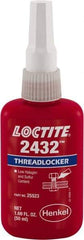 Loctite - 50 mL, Blue, Medium Strength Liquid Threadlocker - 24 hr Full Cure Time - Apex Tool & Supply