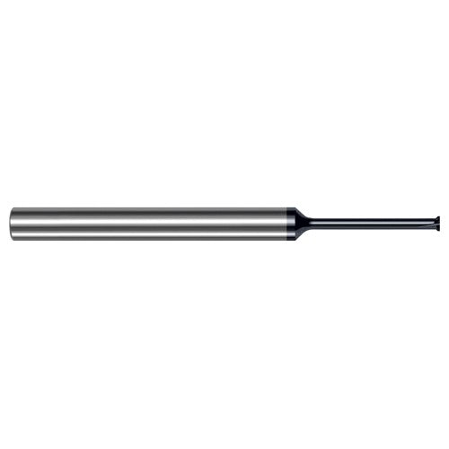 Back Deburring Mill - 0.1150″ Head Diameter × 1.0000″ (1″) Neck Length × 45° per side Carbide Back Deburring Mill, 5 Flutes, AlTiN Coated - Exact Industrial Supply