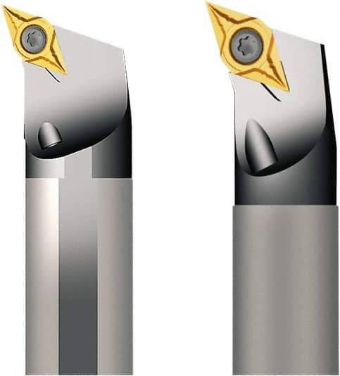 Seco - 17mm Min Bore Diam, 160mm OAL, 12mm Shank Diam, A-SDQC Indexable Boring Bar - 20mm Max Bore Depth, DC.. 0702.. Insert, Screw Holding Method - Apex Tool & Supply