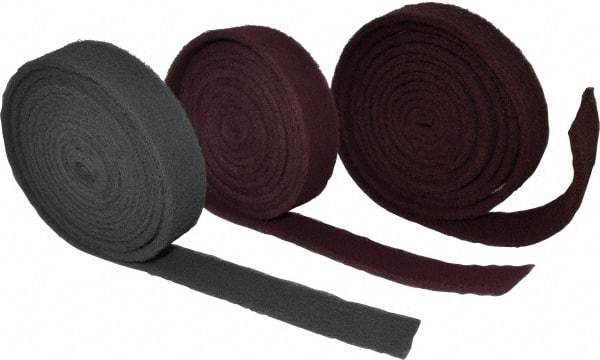 Norton - 320 Grit, Aluminum Oxide Adhesive Backed Sanding Sheets - 2-3/4" x 45 Yds., Fine Grade - Apex Tool & Supply