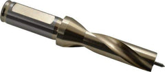 Seco - 17 to 17.99mm Diam, 3xD, 2.36" Max Depth, 3/4" Shank Diam, 2.665" Flute, 5.539" OAL, Replaceable Tip Drill - SD100 Insert, SD103 Toolholder, Series SD103 - Apex Tool & Supply