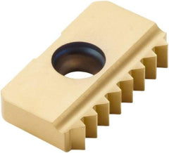 Seco - 2.5mm Pitch, Internal Thread, ISO Standard, 17NMS CP500 Grade Thread Mill Insert - Carbide, TiAlN/TiN Coating - Apex Tool & Supply