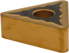 Seco - TNMG666 MR7 Grade TP40 Carbide Turning Insert - TiC/TiCN/TiN Finish, 60° Triangle, 3/4" Inscr Circle, 3/8" Thick, 3/32" Corner Radius - Apex Tool & Supply