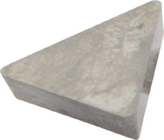 Seco - TPG322 Grade HX Carbide Turning Insert - Uncoated, 60° Triangle, 3/8" Inscr Circle, 1/8" Thick, 1/32" Corner Radius - Apex Tool & Supply