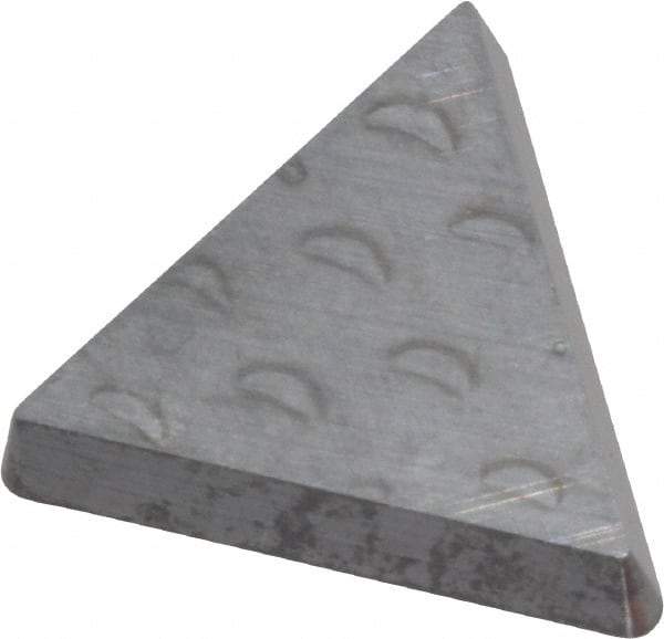 Seco - TPG322 Grade 883 Carbide Turning Insert - Uncoated, 60° Triangle, 3/8" Inscr Circle, 1/8" Thick, 1/32" Corner Radius - Apex Tool & Supply