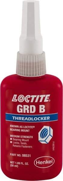 Loctite - 50 mL, Yellow, Medium Strength Liquid Threadlocker - Apex Tool & Supply