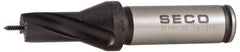 Seco - 18 to 18.99mm Diam, 1.5xD, 1.18" Max Depth, 3/4" Shank Diam, 0.689" Flute, 4.646" OAL, Replaceable Tip Drill - SD100 Insert, SD101 Toolholder, Series SD101 - Apex Tool & Supply