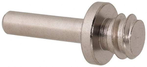 Weiler - 1/4" Max Diam, Abrasive Disc Mandrel - For Abrasive Discs - Apex Tool & Supply
