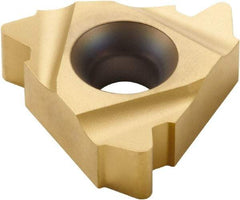 Seco - 22NR Internal Right Hand 5 API V 0.040 Laydown Threading Insert - Grade CP500, TiAlN/TiN Coated Carbide, 12.7mm Inscribed Circle - Apex Tool & Supply