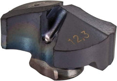 Iscar - Series IDI-SG, 0.484" Diam Grade IC908 140° Replaceable Drill Tip - Carbide, TiAlN Finish - Apex Tool & Supply