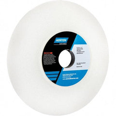 Norton - 8" Diam x 1-1/4" Hole x 3/4" Thick, K Hardness, 60 Grit Surface Grinding Wheel - Aluminum Oxide, Type 12, Medium Grade, 3,600 Max RPM - Apex Tool & Supply