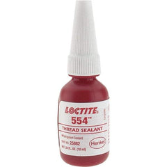 Loctite - 10 mL, Red, Thread Sealant - Series 554 - Apex Tool & Supply