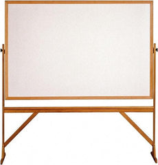 Ghent - 78" High x 77" Wide Reversible Dry Erase Board - Acrylate, 23-1/2" Deep - Apex Tool & Supply