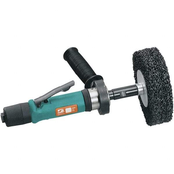 Dynabrade - 0.7 hp, 3,400 RPM Finishing Sander - 34.5 CFM Air Consumption, 6.21 bar Air Pressure, 1/4 NPT Inlet - Apex Tool & Supply