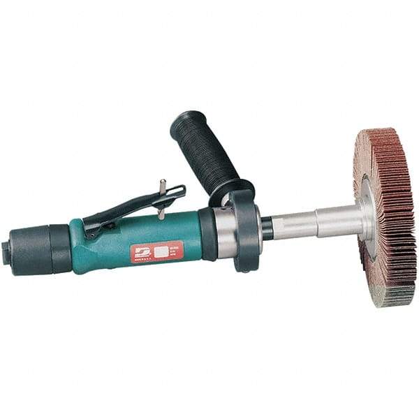 Dynabrade - 0.7 hp, 3,400 RPM Finishing Sander - 34.5 CFM Air Consumption, 6.21 bar Air Pressure, 1/4 NPT Inlet - Apex Tool & Supply