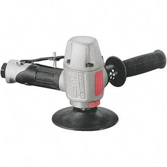 Dynabrade - 4-1/2 to 5" Disc, 8,500 RPM, Pneumatic Handheld Disc Sander - 32 CFM, 1/2 NPT Inlet, 1.2 hp, 90 psi - Apex Tool & Supply