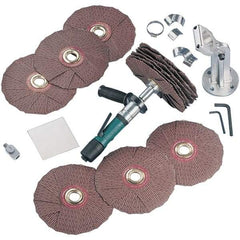 Dynabrade - 0.4 hp, 200-950 RPM Finishing Sander - 22 CFM Air Consumption, 6.21 bar Air Pressure, 1/4 NPT Inlet - Apex Tool & Supply