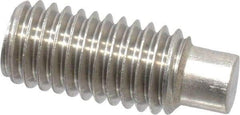 Value Collection - M8x1.25 Metric Coarse, 20mm OAL, Dog Point Set Screw - Grade 18-8 & Austenitic A2 Stainless Steel, 4mm Key - Apex Tool & Supply