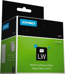 Dymo - 2-7/16" Wide x 3,600" Long, White Receipt Paper - For DYMO LabelWriter Printers - Apex Tool & Supply