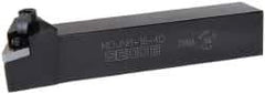 Seco - MDJN, Right Hand Cut, -3° Lead Angle, 1" Shank Height x 1" Shank Width, Negative Rake Indexable Turning Toolholder - 6" OAL, DN..43. Insert Compatibility, Series Multiple Lock - Apex Tool & Supply