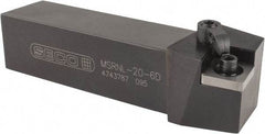 Seco - MSRN, Left Hand Cut, 15° Lead Angle, 1-1/4" Shank Height x 1-1/4" Shank Width, Negative Rake Indexable Turning Toolholder - 6" OAL, SN..64. Insert Compatibility, Series Multiple Lock - Apex Tool & Supply