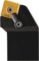 Seco - MSRN, Left Hand Cut, 75° Lead Angle, 1" Shank Height x 1" Shank Width, Negative Rake Indexable Turning Toolholder - 6" OAL, SNMG 543 Insert Compatibility, Series Multi-Directional Turning (MDT) - Apex Tool & Supply