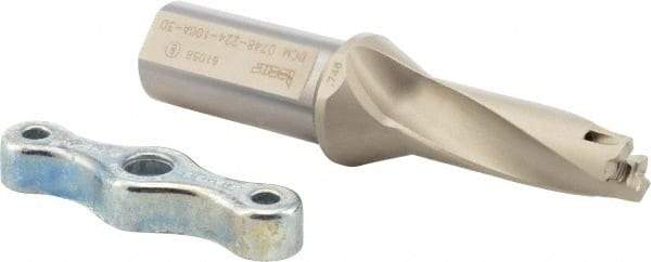 Iscar - 3/4 to 0.783" Diam, 3xD, 2.24" Max Depth, 1" Shank Diam, Replaceable Tip Drill - IDI Insert, 19 Seat Size, DCM Toolholder, Series ChamDrill - Apex Tool & Supply