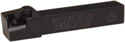 Seco - MTGN, Right Hand Cut, 5/8" Shank Height x 5/8" Shank Width, Negative Rake Indexable Turning Toolholder - 4" OAL, TN..33. Insert Compatibility, Series Multiple Lock - Apex Tool & Supply