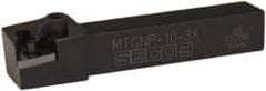 Seco - MTGN, Right Hand Cut, 5/8" Shank Height x 5/8" Shank Width, Negative Rake Indexable Turning Toolholder - 4" OAL, TN..33. Insert Compatibility, Series Multiple Lock - Apex Tool & Supply