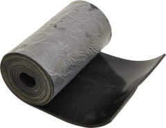 Made in USA - 1/8" Thick x 6" Wide x 60" Long, Neoprene Rubber Strip - Stock Length, 60 Shore A Durometer, 1,000 to 1,200 psi Tensile Strength, -40 to 212°F, Black - Apex Tool & Supply