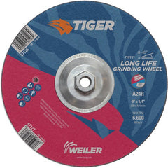 9X1/4 A24R A/O T27 GRINDING WHEEL - Apex Tool & Supply