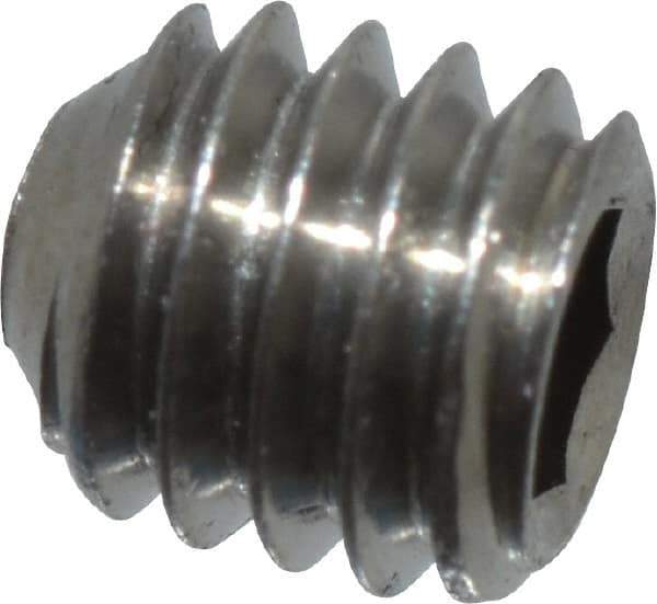 Value Collection - M3x0.50 Metric Coarse, 3mm OAL, Cup Point Set Screw - Grade 18-8 & Austenitic A2 Stainless Steel, 1.5mm Key - Apex Tool & Supply