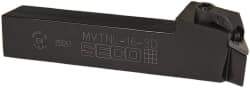 Seco - MVTN, Left Hand Cut, 27.5° Lead Angle, 1" Shank Height x 1" Shank Width, Negative Rake Indexable Turning Toolholder - 6" OAL, VN..33. Insert Compatibility, Series Multiple Lock - Apex Tool & Supply