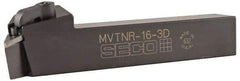 Seco - MVTN, Right Hand Cut, 27.5° Lead Angle, 1" Shank Height x 1" Shank Width, Negative Rake Indexable Turning Toolholder - 6" OAL, VN..33. Insert Compatibility, Series Multiple Lock - Apex Tool & Supply