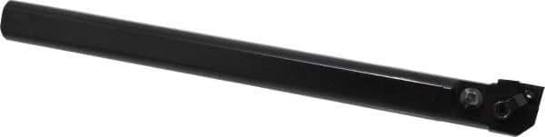 Seco - 1.28" Min Bore Diam, 12" OAL, 1" Shank Diam, MCLN Indexable Boring Bar - CNMG 432 Insert, Pin & Clamp Holding Method - Apex Tool & Supply