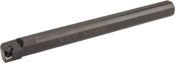 Seco - 1.47" Min Bore Diam, 14" OAL, 1-1/4" Shank Diam, MWLN Indexable Boring Bar - WNMG 332 Insert, Pin & Clamp Holding Method - Apex Tool & Supply