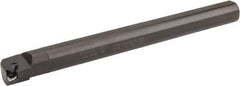 Seco - 1.47" Min Bore Diam, 14" OAL, 1-1/4" Shank Diam, MWLN Indexable Boring Bar - WNMG 332 Insert, Pin & Clamp Holding Method - Apex Tool & Supply