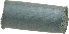 Cratex - 1/4" Max Diam x 1/2" Long, Cylinder, Rubberized Point - Coarse Grade, Silicon Carbide, 1/16" Arbor Hole, Unmounted - Apex Tool & Supply