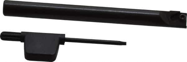 Seco - Internal Thread, Right Hand Cut, 0.375" Shank Width x 0.336" Shank Height Indexable Threading Toolholder - 4" OAL, 11NR Insert Compatibility, SN Toolholder, Series Snap Tap - Apex Tool & Supply