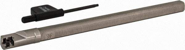 Seco - SN, Internal, Right Hand, 0.103" Max Depth of Cut, 0.03 to 0.103" Groove Width, Indexable Grooving Tool Holder - 9NR Insert Compatibility, 3/8" Shank Width, 6" OAL - Apex Tool & Supply