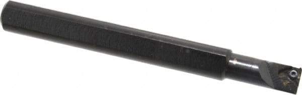 Seco - Internal Thread, Right Hand Cut, 0.47" Shank Width x 0.441" Shank Height Indexable Threading Toolholder - 5-1/2" OAL, 11NR Insert Compatibility, SN Toolholder, Series Snap Tap - Apex Tool & Supply