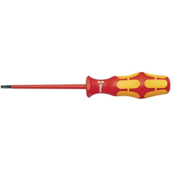 Wera - T15 Torx Driver - 3-1/8" Blade Length, 178mm OAL, Ergonomic Handle - Apex Tool & Supply