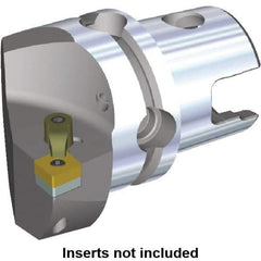 Kennametal - Right Hand Cut, Size KM80, CN.. Insert Compatiblity, Internal or External Modular Turning & Profiling Cutting Unit Head - 53mm Ctr to Cutting Edge, 70mm Head Length, Through Coolant, Series M-Clamping - Apex Tool & Supply