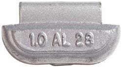 Bada - 1.25 oz Wheel Weight - Steel, For Use with Automotive & Light Trucks - Apex Tool & Supply